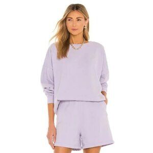 Sixthreeseven The Oversized Crewneck in Lavender